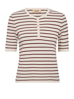 MMALIZ CALIZ STRIPE SS KNIT
