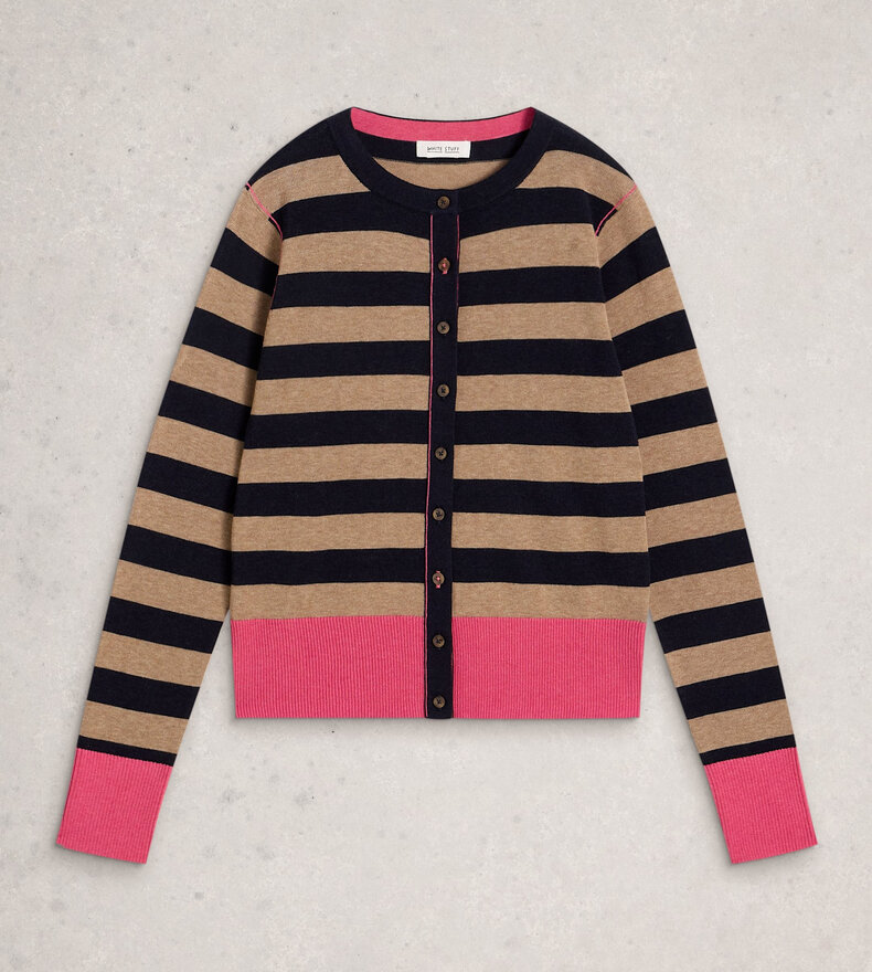 LOIS STRIPE CARDI