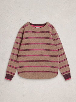 TALIA NEP STRIPE SWEATER