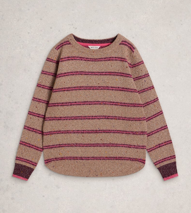 TALIA NEP STRIPE SWEATER
