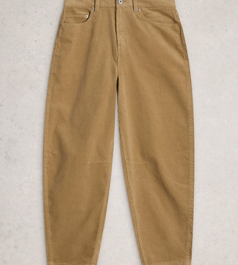 AUBREY BARREL CORD PANTS