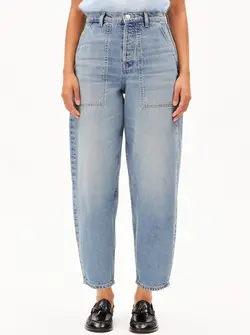 BAARLY CARPENTER BARREL JEANS