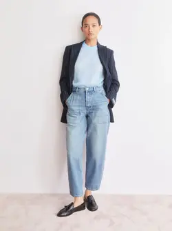 BAARLY CARPENTER BARREL JEANS