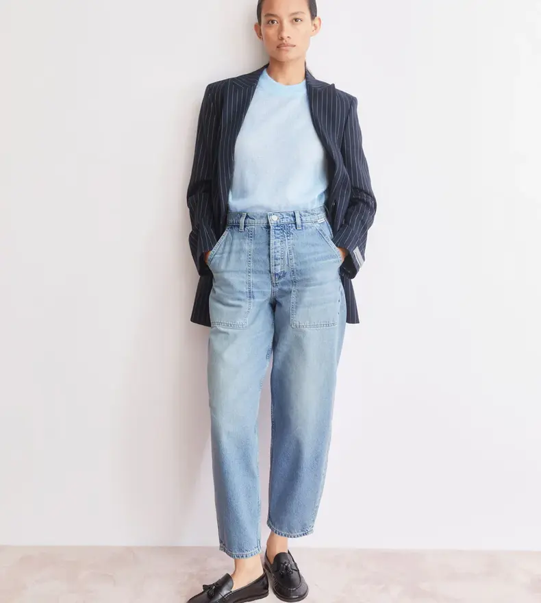 BAARLY CARPENTER BARREL JEANS