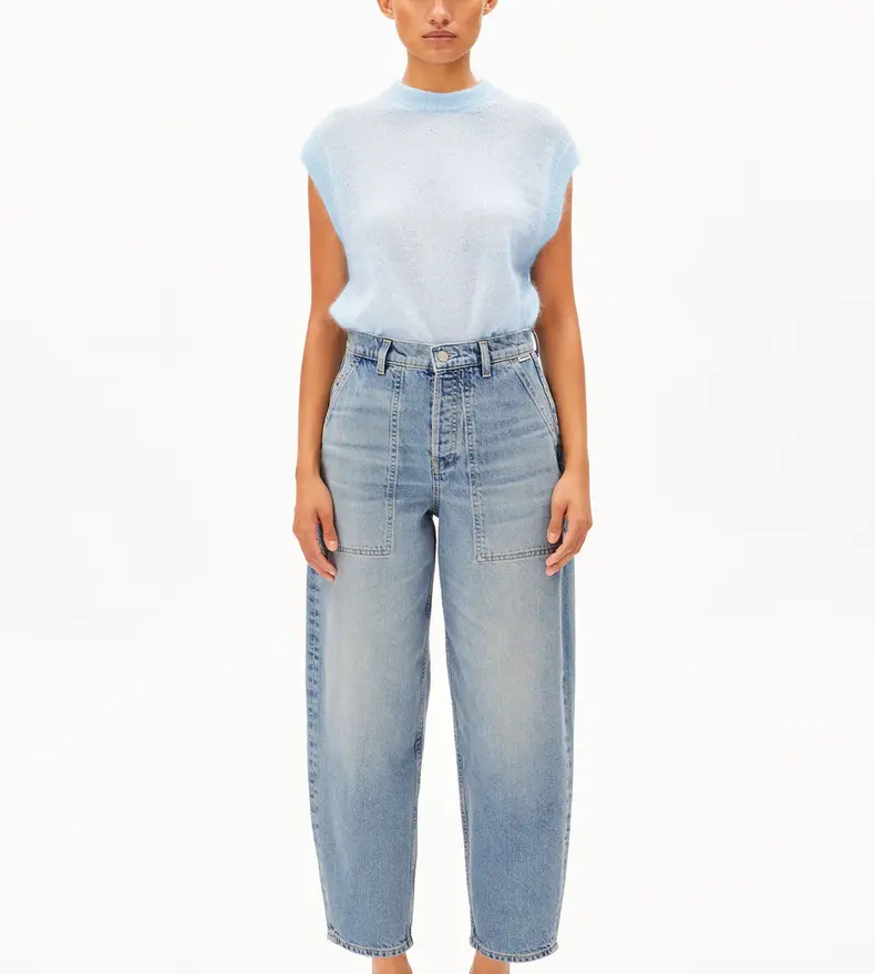 BAARLY CARPENTER BARREL JEANS