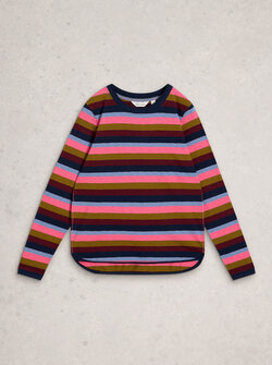CLARA STRIPE LS TEE