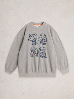 CLEO LONGLINE GRAPHIC SWEAT