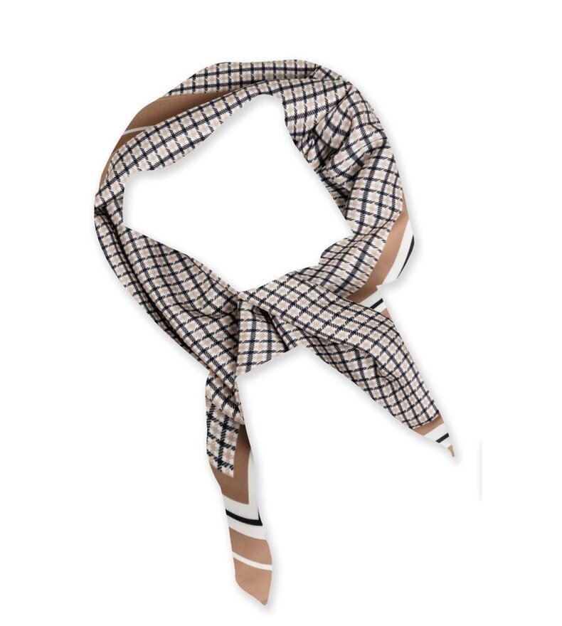 FOULARD IMPRIMÉ À CARREAUX