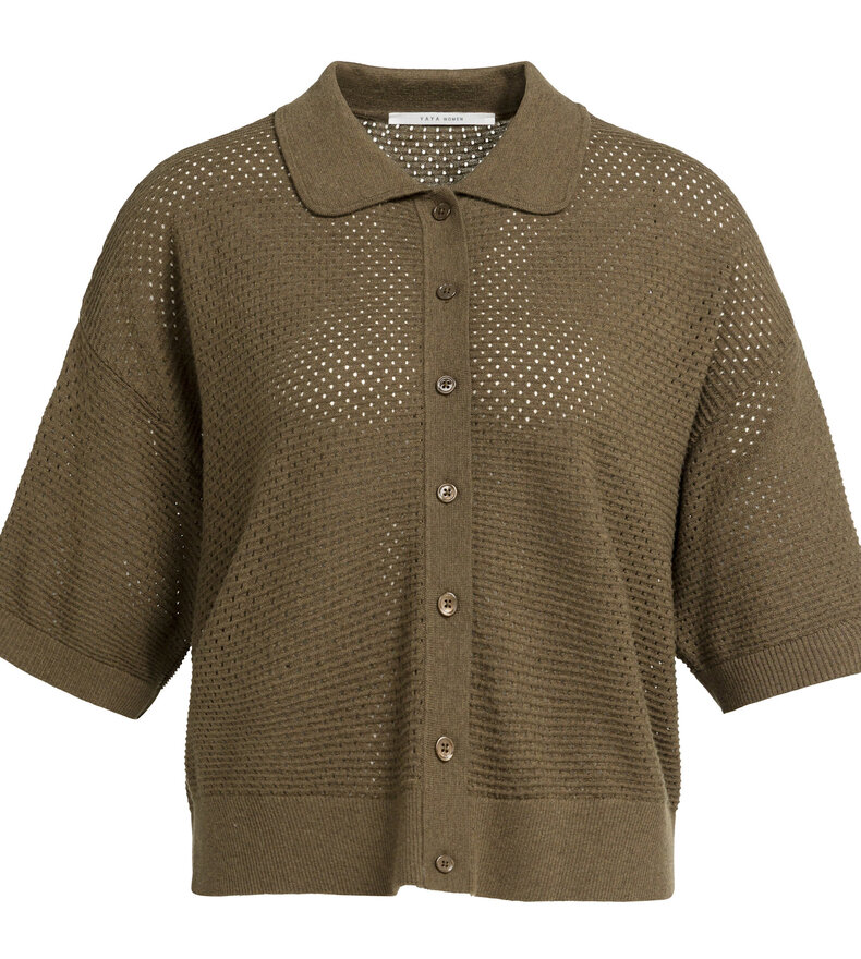 SHORT SLEEVE CARDIGAN