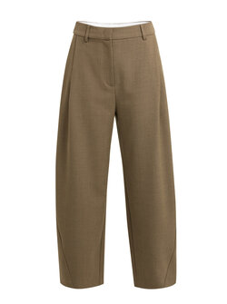 WOVEN BAREL TROUSER