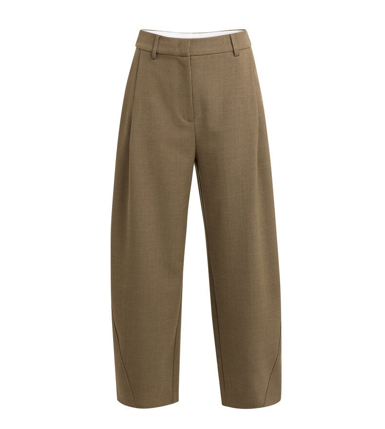 WOVEN BAREL TROUSER