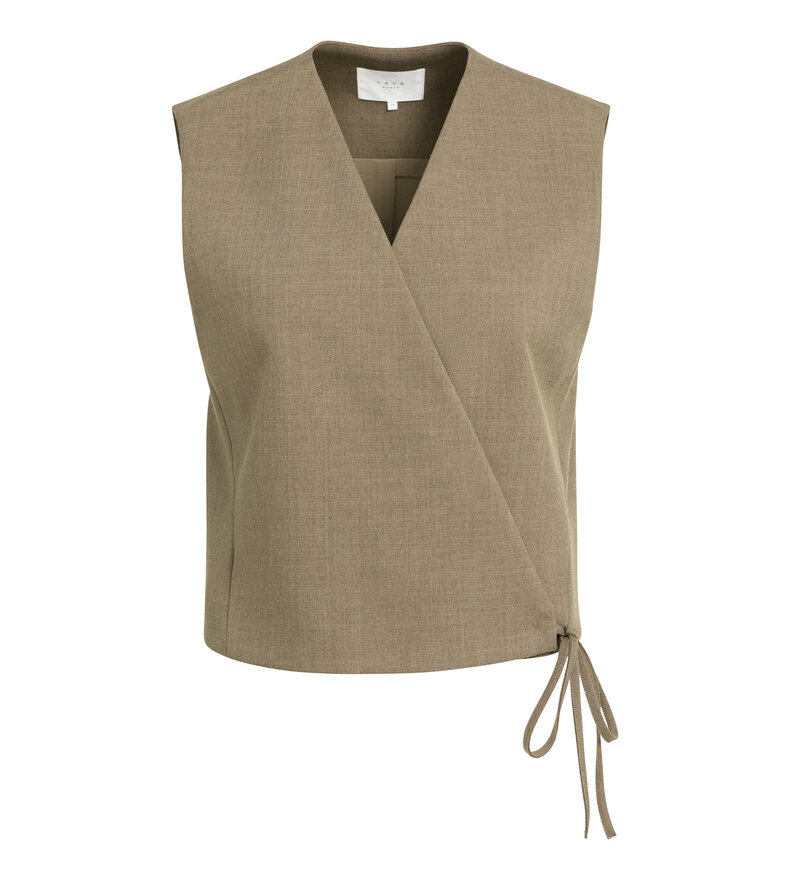 WOVEN GILET