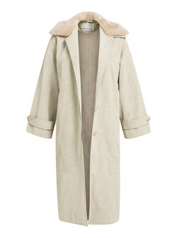 FAUX NUBUCK COAT