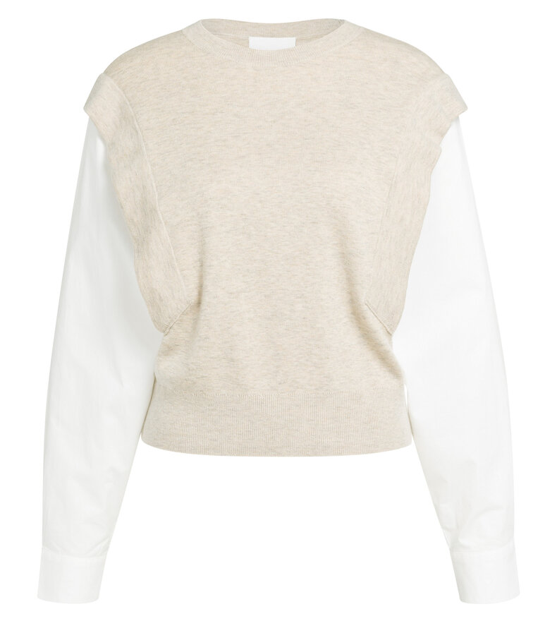PULL À MANCHES EN COTON