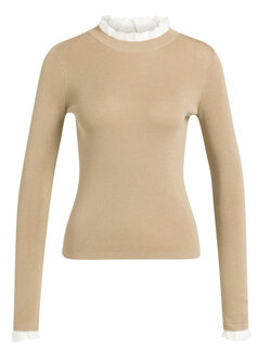 RUFFLE DETAIL SWEATER