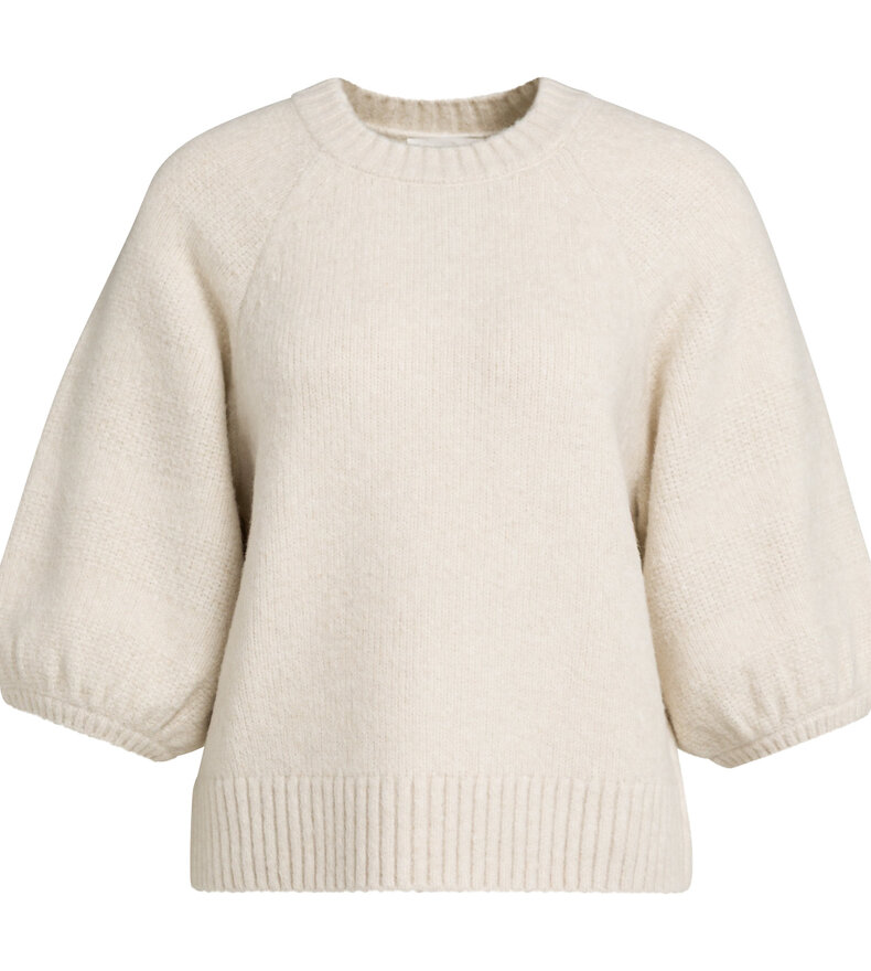 TEXTURED SLEEVE SWEATER