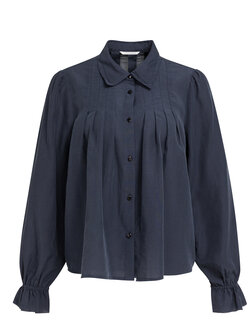 PLEATED BLOUSE