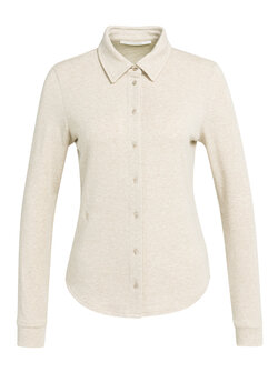 JERSEY MELANGE BLOUSE