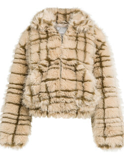 VESTE EN FAUSSE FOURRURE