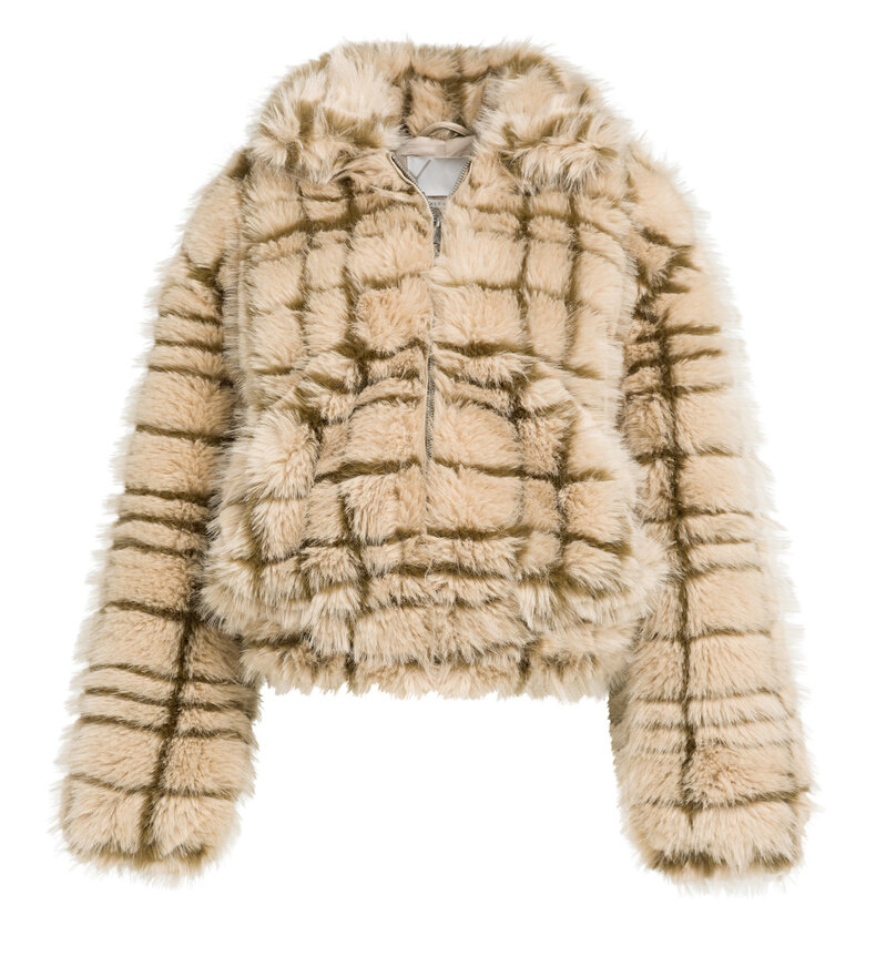 VESTE EN FAUSSE FOURRURE