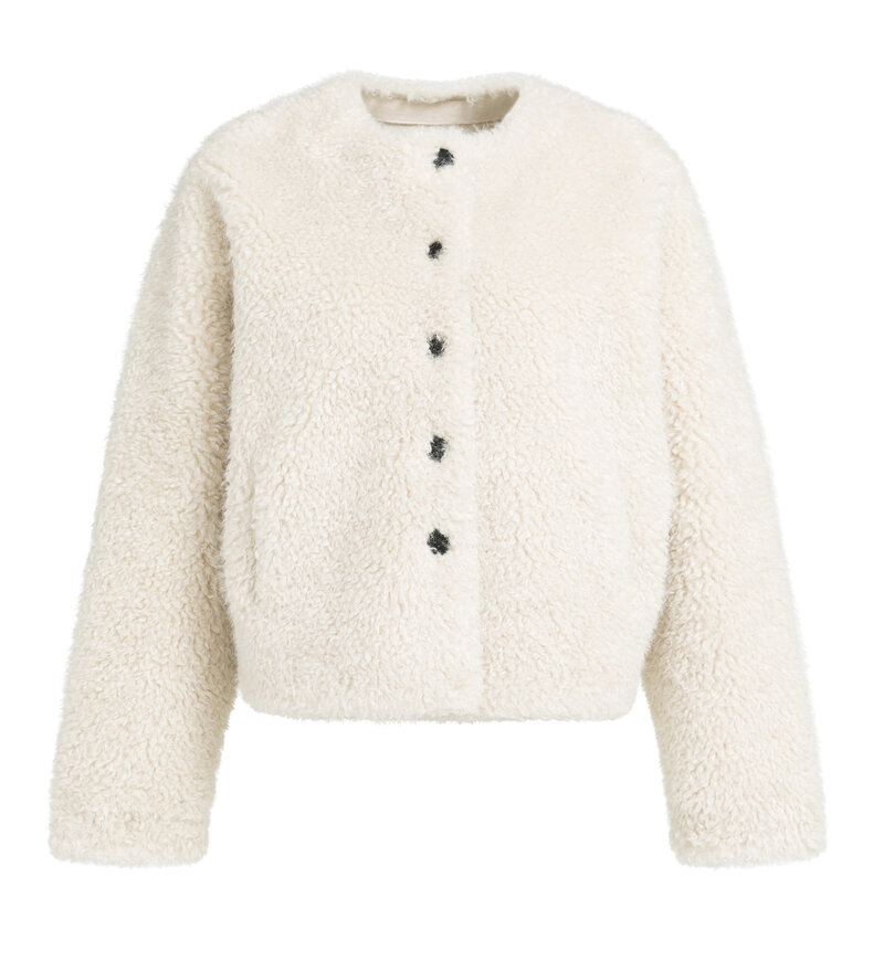 VESTE OVERSIZE EN FAUSSE FOURRURE