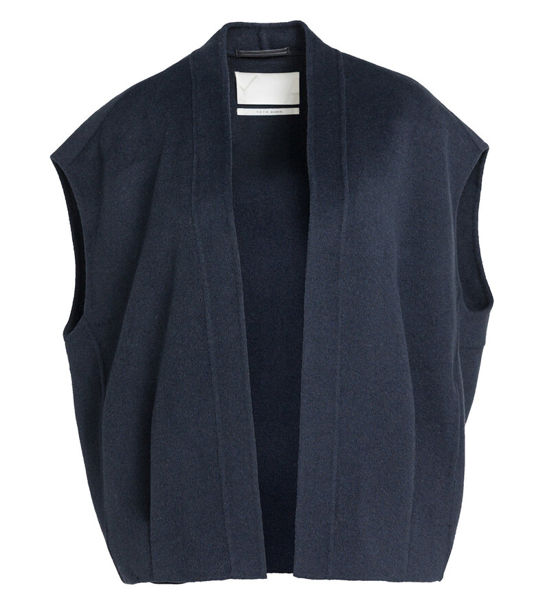OVERSIZE WOOL BODYWARMER