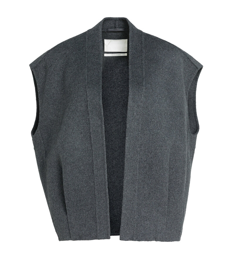 OVERSIZE WOOL BODYWARMER