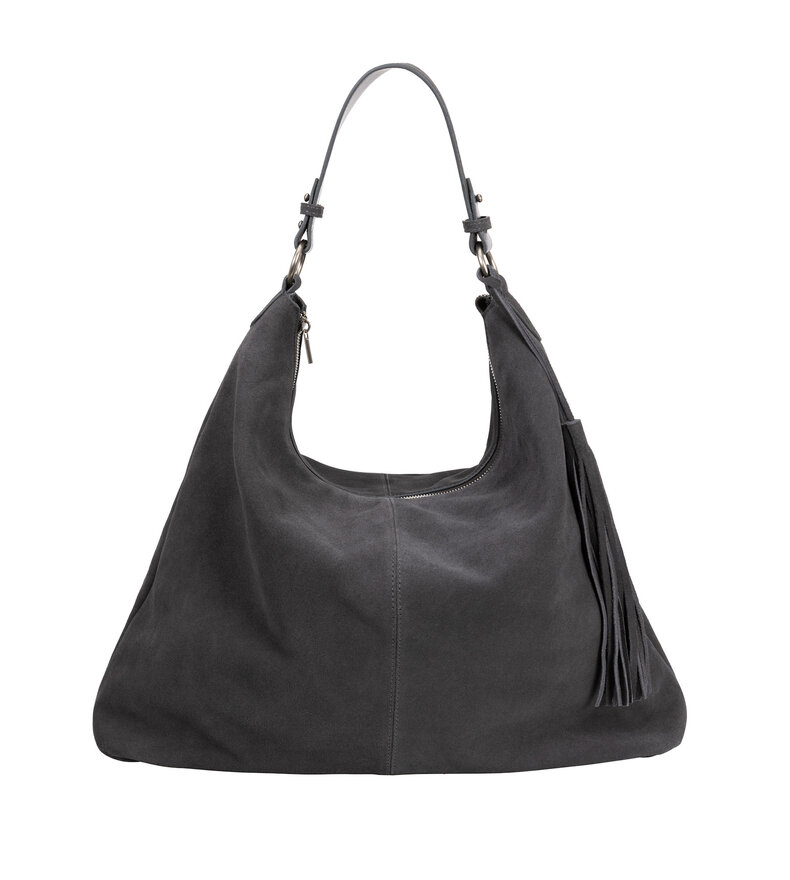 SUEDE SHOPPER FRINGES