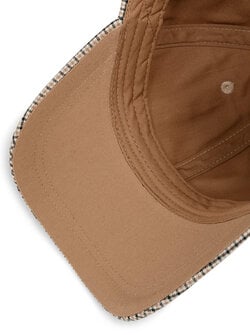 CASQUETTE À MOTIF À CARREAUX