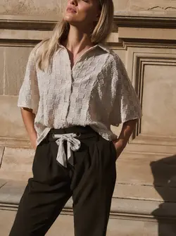 JACQUARD BLOUSE
