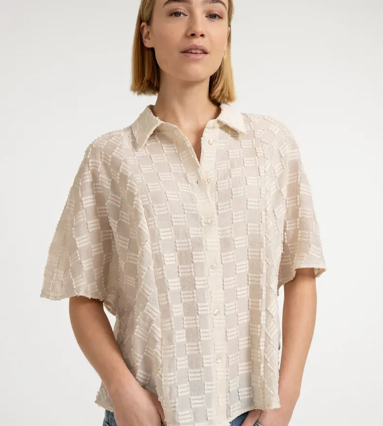 JACQUARD BLOUSE