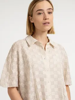 JACQUARD BLOUSE
