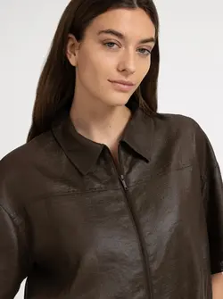 COATED BLOUSE JACKET