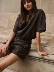 COATED BLOUSE JACKET