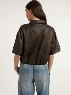 BLOUSE EFFET LUSTRÉ