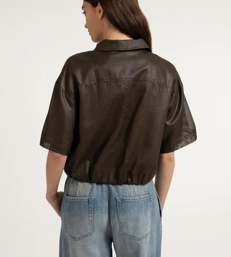 BLOUSE EFFET LUSTRÉ