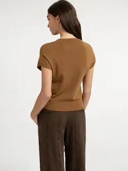 SHORT SLEEVE CARDIGAN
