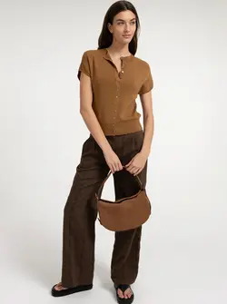 SHORT SLEEVE CARDIGAN