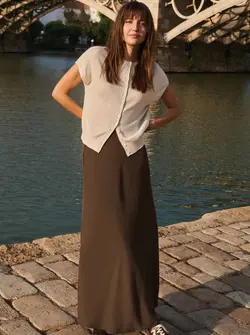 CARDIGAN À MANCHES COURTES