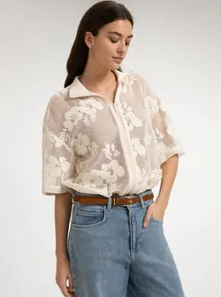 VESTE EN CROCHET