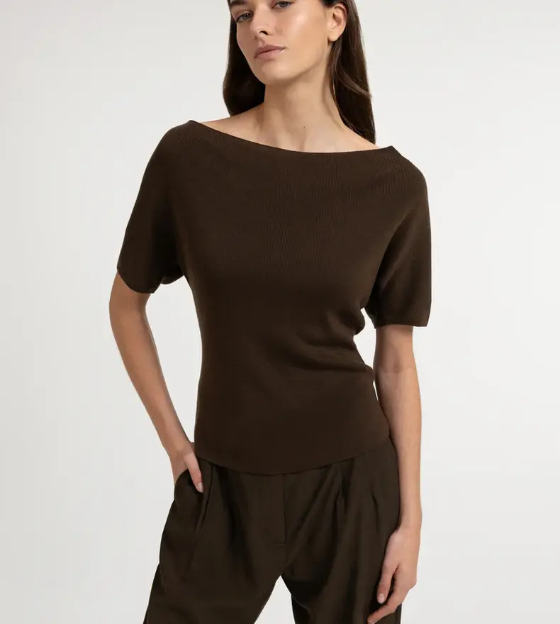 BOATNECK SHORT SLEEVE