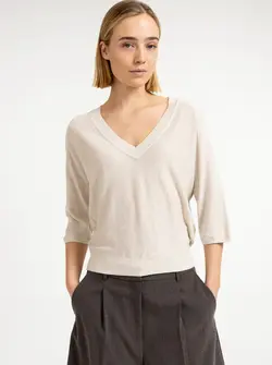 PULL À COL EN V