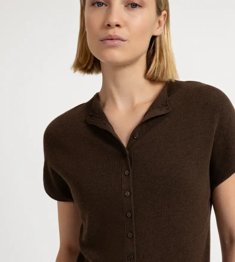 SHORT SLEEVE CARDIGAN