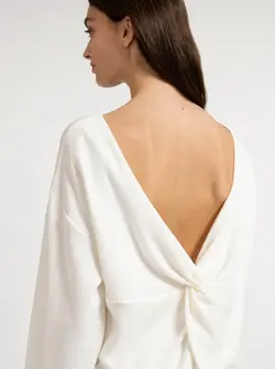 SWEATSHIRT WITH KNOT