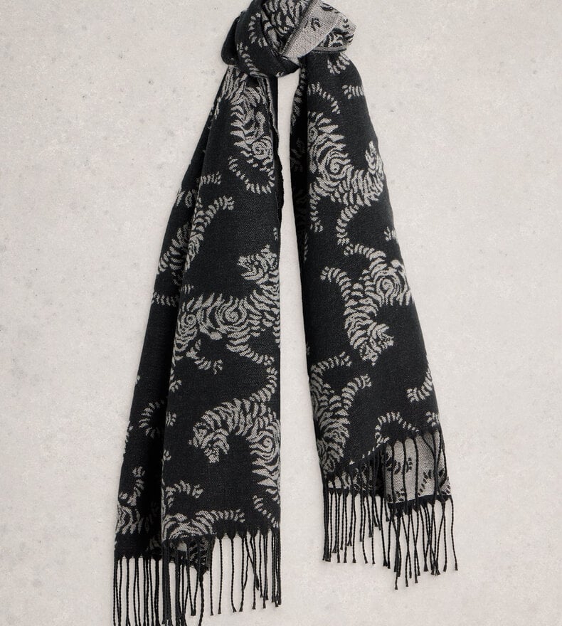 MIDWEIGHT PATTERN SCARF