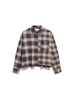 BLOUSE NALAANI À CARREAUX
