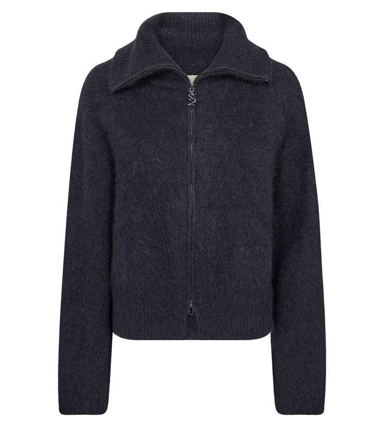MMHULDA KNIT ZIP CARDIGAN