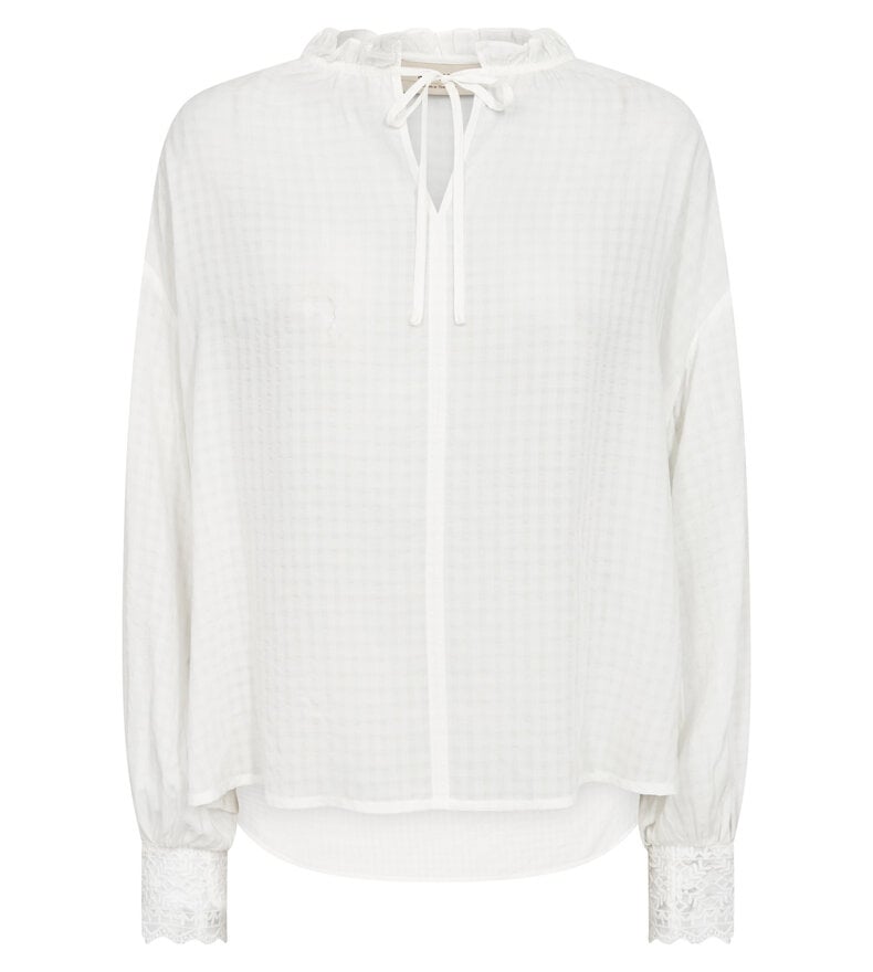 MMLEIZA GING LACE BLOUSE