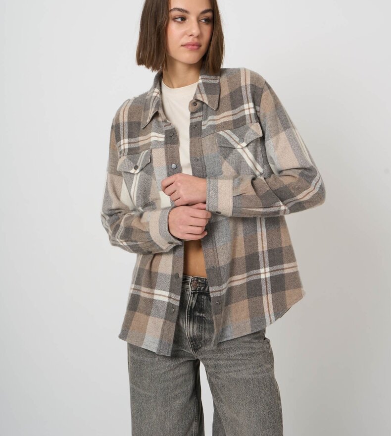 CHECK SHIRT JACKET