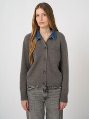 CARDIGAN AVEC COL